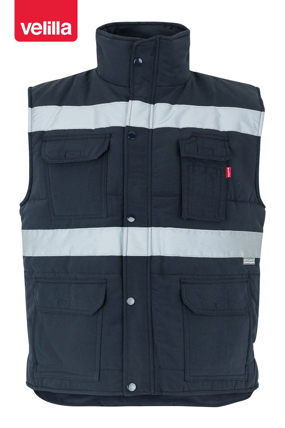 Chaleco acolchado multibolsillos con cintas 205904 - Imagen 3