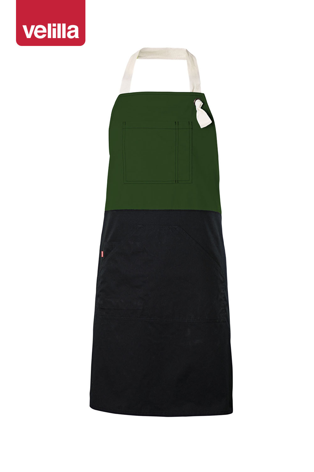 Delantal peto bicolor 404210B - Imagen 3