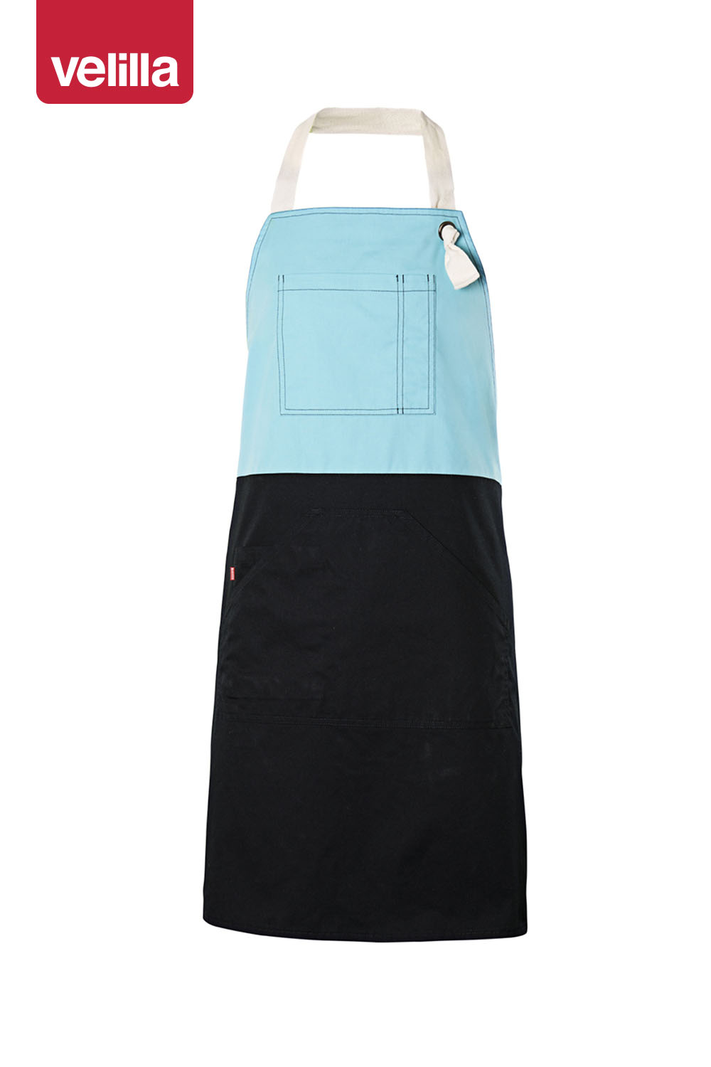 Delantal peto bicolor 404210B