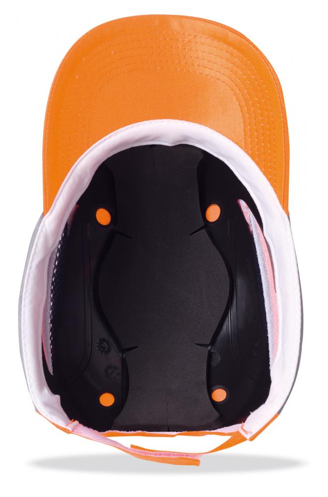 Gorra antigolpes Naranja flúor BUMPER PRO 2088GPPAVNF - Imagen 2